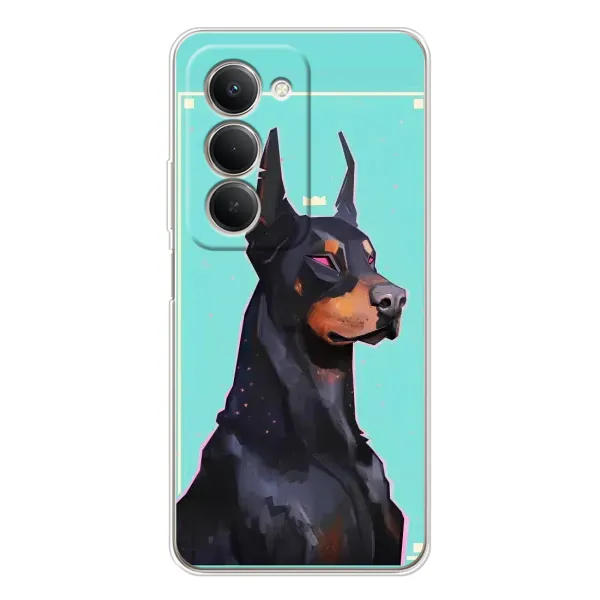 Чехол с рисунком «Король доберман» для Xiaomi Redmi 15 Чехол с рисунком «Король доберман» для Xiaomi Redmi 15