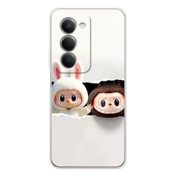 Чехол с рисунком «Фигурки Labubu» для Xiaomi Redmi 15 Чехол с рисунком «Фигурки Labubu» для Xiaomi Redmi 15