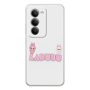 Чехол с принтом Лабубу для Xiaomi Redmi 15 (Логотип Лабубу)