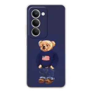 Чехлы Мишка Тедди для Редми 15 (Мишка USA)