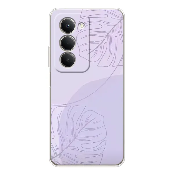 Чехол с рисунком «Монстера фиолетовая» для Xiaomi Redmi 15 Чехол с рисунком «Монстера фиолетовая» для Xiaomi Redmi 15