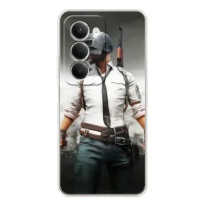 Чохол з картинкою "Герой Pubg" на Xiaomi Redmi 15 (Пабг)