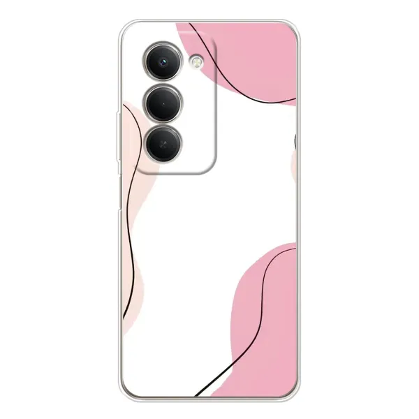 Чехол с рисунком «Розовый фон» для Xiaomi Redmi 15 Чехол с рисунком «Розовый фон» для Xiaomi Redmi 15