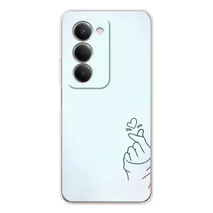 Чохол (Знак сердечка) для Xiaomi Redmi 15 (Сердечко на блакитному)