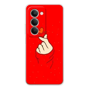 Чохол (Знак сердечка) для Xiaomi Redmi 15 (Сердечко на червоному)