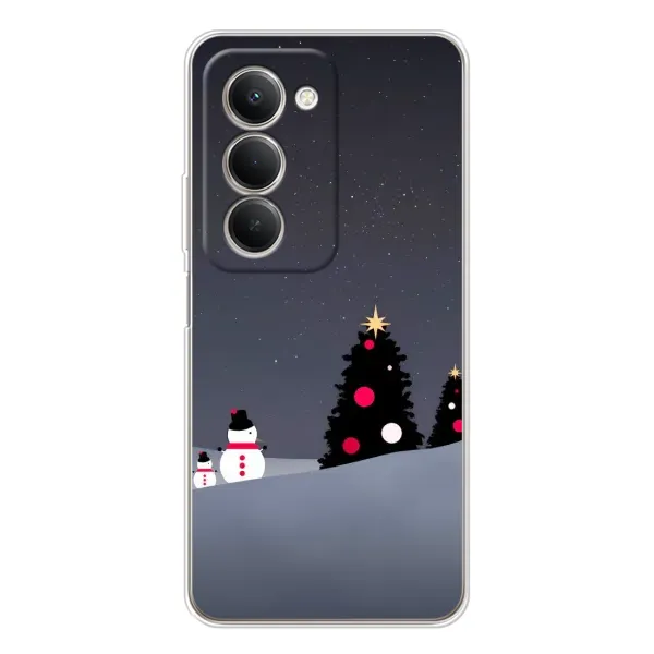 Чехол с рисунком «Снеговички» для Xiaomi Redmi 15 Чехол с рисунком «Снеговички» для Xiaomi Redmi 15