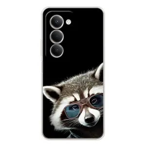Силиконовый Чехол с Енотами на Xiaomi Redmi 15 (Стильный Енот)