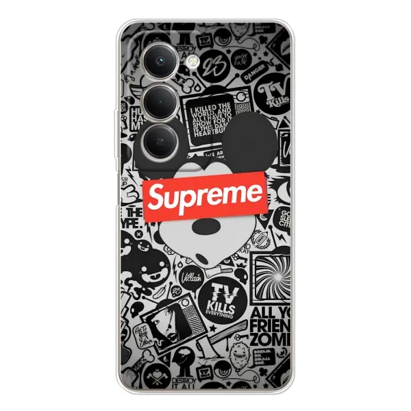 Чехол с рисунком «Supreme Маус» для Xiaomi Redmi 15 Чехол с рисунком «Supreme Маус» для Xiaomi Redmi 15