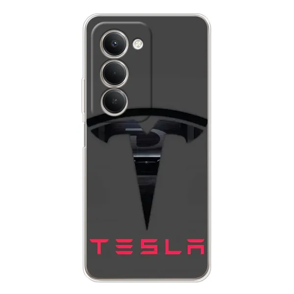 Чехол с рисунком «Logo TESLA» для Xiaomi Redmi 15 Чехол с рисунком «Logo TESLA» для Xiaomi Redmi 15