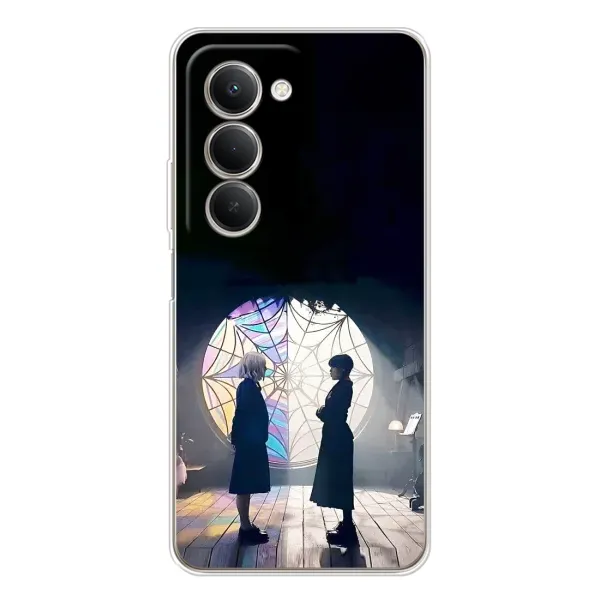 Чехол с рисунком «Уэнсдей и Энди» для Xiaomi Redmi 15 Чехол с рисунком «Уэнсдей и Энди» для Xiaomi Redmi 15