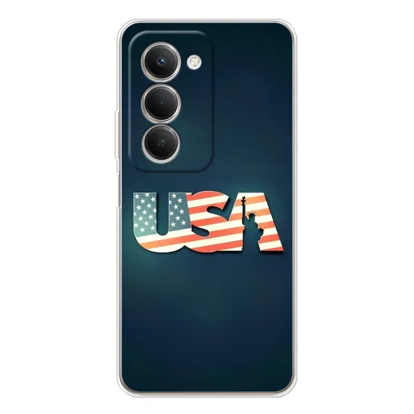 Чохол з малюнком «USA» для Xiaomi Redmi 15 Чохол з малюнком «USA» для Xiaomi Redmi 15