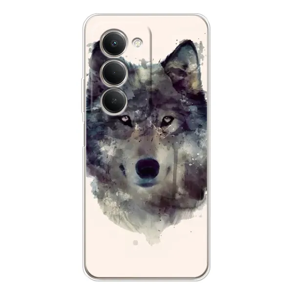 Чехол с рисунком «Волк» для Xiaomi Redmi 15 Чехол с рисунком «Волк» для Xiaomi Redmi 15