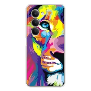 Чехол с картинкой на Xiaomi Redmi 15 (Яркий Лев)
