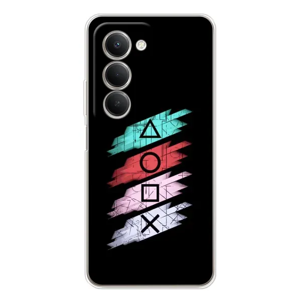 Чехол с рисунком «Значки Sony» для Xiaomi Redmi 15 Чехол с рисунком «Значки Sony» для Xiaomi Redmi 15