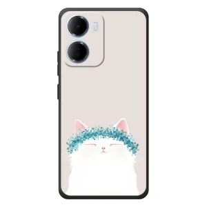 Чехол на тематику: Коты для Xiaomi Redmi 15a (Белый котик)