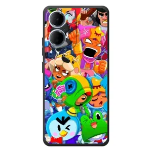 Силіконовый Чохол на Xiaomi Redmi 15a з картинкою Brawl Stars (Brawl-Stars)