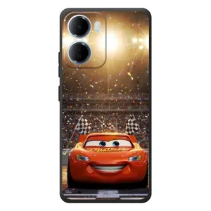 Чехол с принтом Маквин для Xiaomi Redmi 15a (Молния Маквин стадион)