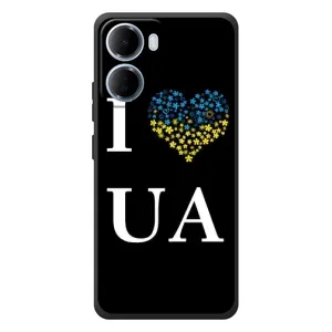 Силиконовый Чехол на Xiaomi Redmi 15a (Я-Украина) (I Love UA)
