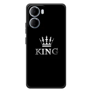 Чехол (Корона на чёрном фоне) для
Шiaomi Редми 15а (KING)