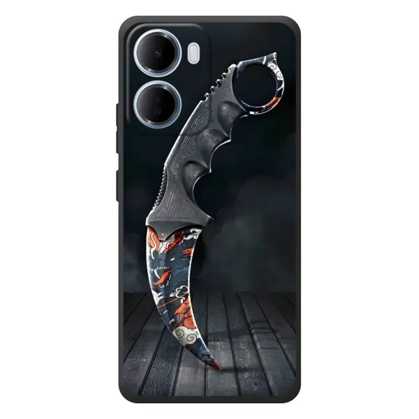 Чехол с рисунком «Кинжал КС ГО» для Xiaomi Redmi 15a Чехол с рисунком «Кинжал КС ГО» для Xiaomi Redmi 15a