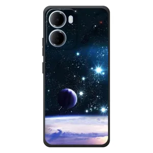 Чехол (ТПУ) с планетами на Xiaomi Redmi 15a (Космический вид)