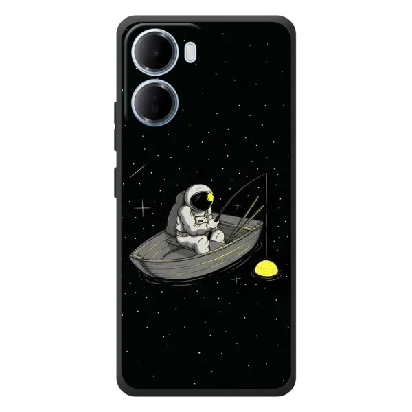 Чехол с рисунком «Космонавт на рыбалке» для Xiaomi Redmi 15a Чехол с рисунком «Космонавт на рыбалке» для Xiaomi Redmi 15a