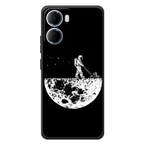 Силіконовый Чохол з принтом "Космонавти" на Xiaomi Redmi 15a (Космонавт)