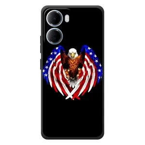 Чохол Прапор USA для Xiaomi Redmi 15a (Крила США)