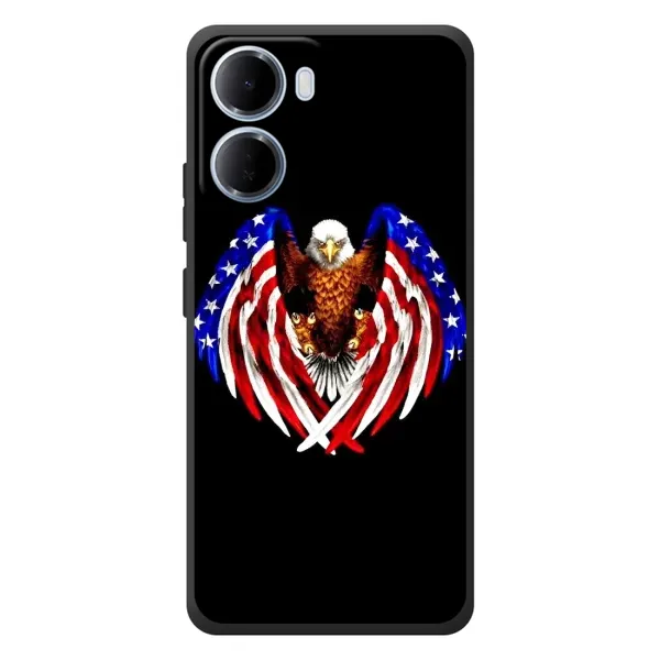 Чехол с рисунком «Крылья США» для Xiaomi Redmi 15a