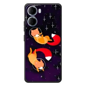 Чехол с Лисичкой для Xiaomi Redmi 15a (Лисы)