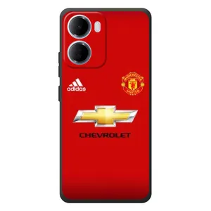 Силиконовые Чехлы принт Футбол на Xiaomi Redmi 15a (Man United)