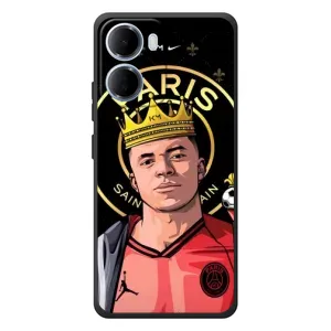 Чохол (TPU) з Футболістом на Xiaomi Redmi 15a (Mbappe King)