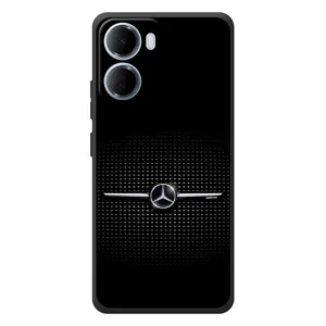 Силиконовый бампер с картинкой машины на Xiaomi Redmi 15a (Mercedes)