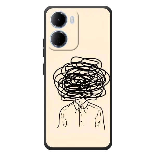 Чехол с рисунком «Мысли» для Xiaomi Redmi 15a Чехол с рисунком «Мысли» для Xiaomi Redmi 15a