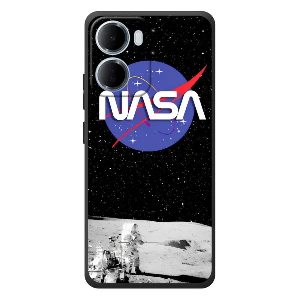 Чехол с рисунком «Nasa на луне» для Xiaomi Redmi 15a Чехол с рисунком «Nasa на луне» для Xiaomi Redmi 15a