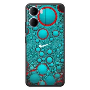 Силіконовый Чохол на Xiaomi Redmi 15a з картинкою НАЙК (Найк зелений)
