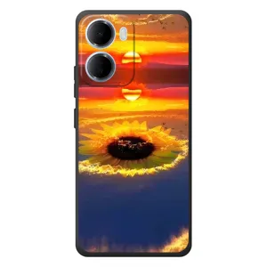 Чехлы с картинкой Подсолнухов для
Шiaomi Редми 15а (Небо подсолнух)