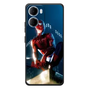Чехол Супергерой Человека Паука на Xiaomi Redmi 15a (Паук на доме)