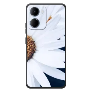 Чохол з ромашками на Xiaomi Redmi 15a (Пів ромашки)