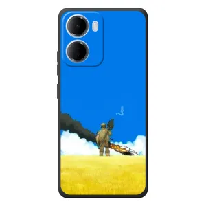 Чехлы на военную тематику для Xiaomi Redmi 15a (Попадание)