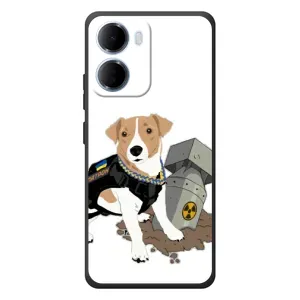 Чехол с принтом Собаки Патрон для Xiaomi Redmi 15a (Пёс Патрон с ракетой)