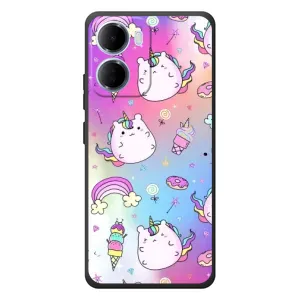 Чехол Unicorn на Xiaomi Redmi 15a (Радуга и Единорог)