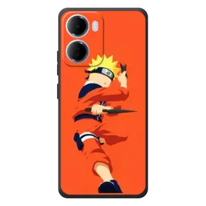 Чехлы с принтом Наруто на Xiaomi Redmi 15a (Силуэт Наруто)