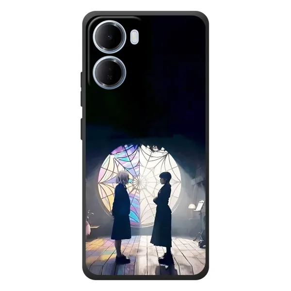 Чехол с рисунком «Уэнсдей и Энди» для Xiaomi Redmi 15a Чехол с рисунком «Уэнсдей и Энди» для Xiaomi Redmi 15a