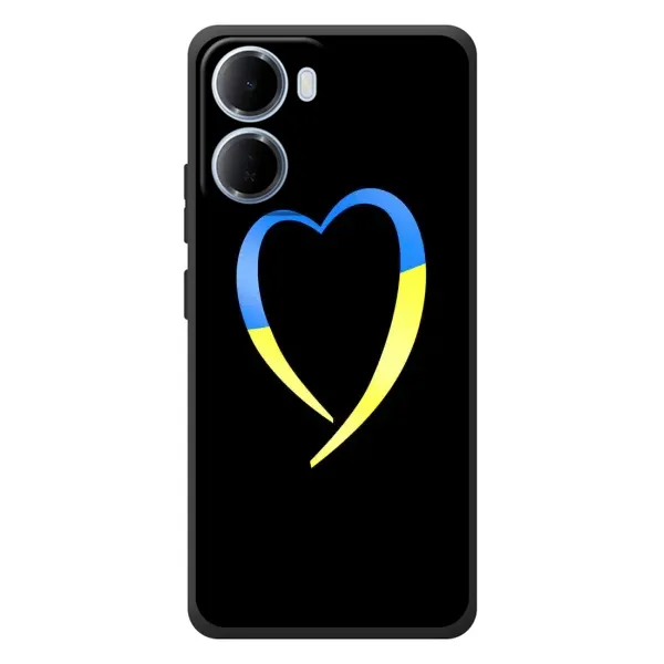 Чехол с рисунком «Украинское сердце» для Xiaomi Redmi 15a Чехол с рисунком «Украинское сердце» для Xiaomi Redmi 15a
