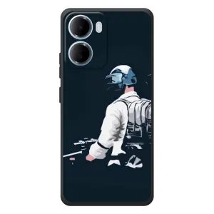 Чохол з картинкою "Герой Pubg" на Xiaomi Redmi 15a (В екіперівці)