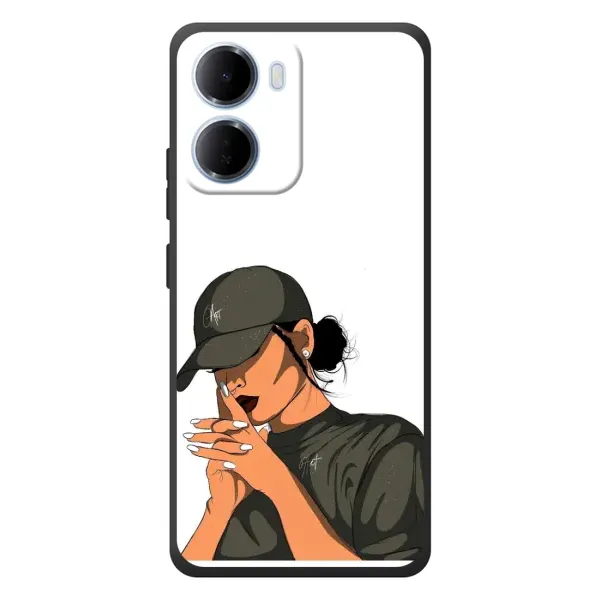Чехол с рисунком «В зеленом» для Xiaomi Redmi 15a Чехол с рисунком «В зеленом» для Xiaomi Redmi 15a