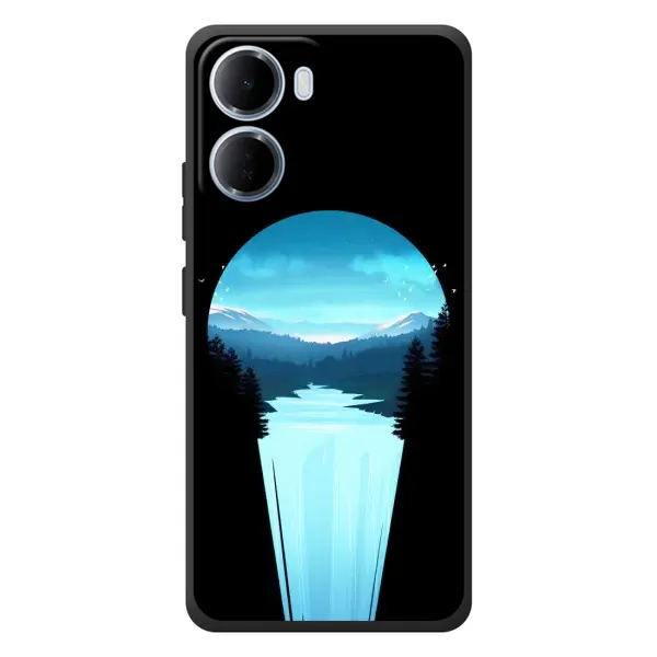 Чехол с рисунком «Синий Водопад» для Xiaomi Redmi 15a Чехол с рисунком «Синий Водопад» для Xiaomi Redmi 15a