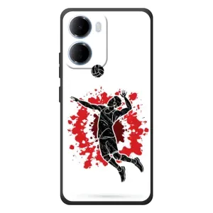 Чохли з прінтом Спортивна тематика для Xiaomi Redmi 15a (Волейболіст)