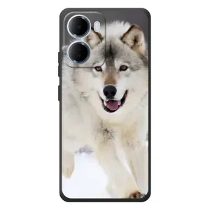 Чехол с Волком на Xiaomi Redmi 15a (Волк на снегу)